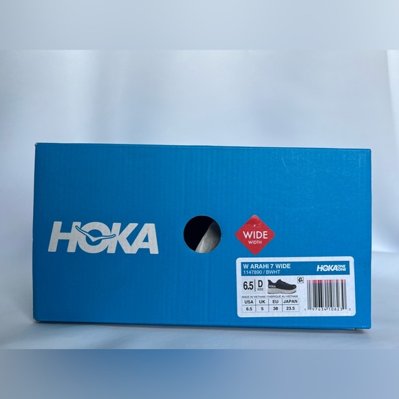 HOKA ONE ONE Arahi 7 Wide Women’s Sneaker Size:6.5D  Brand New with Box - Picture 8 of 8